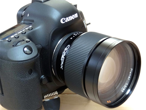 Contax Canon 85/1.2 Planar, no adapter