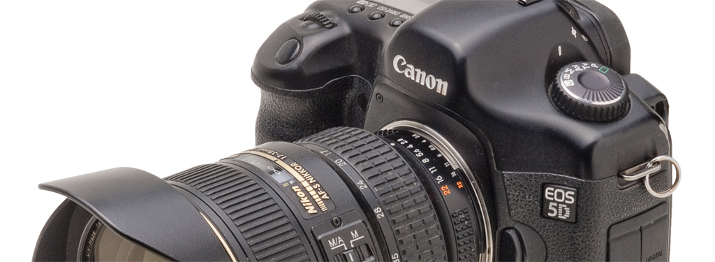 Nikkor lens on Canon cameras